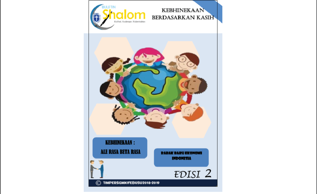 Buletin Shalom Ed. II : Kebinekaan Berdasarkan Kasih