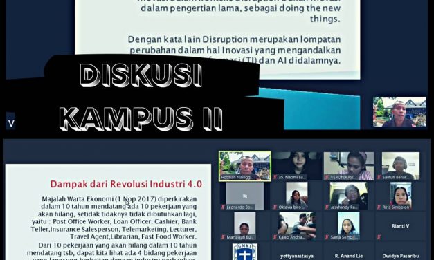 Resume Diskusi Kampus II – Peluang Dan Tantangan Mahasiswa Dalam Menghadapi Era Disrupsi Teknologi