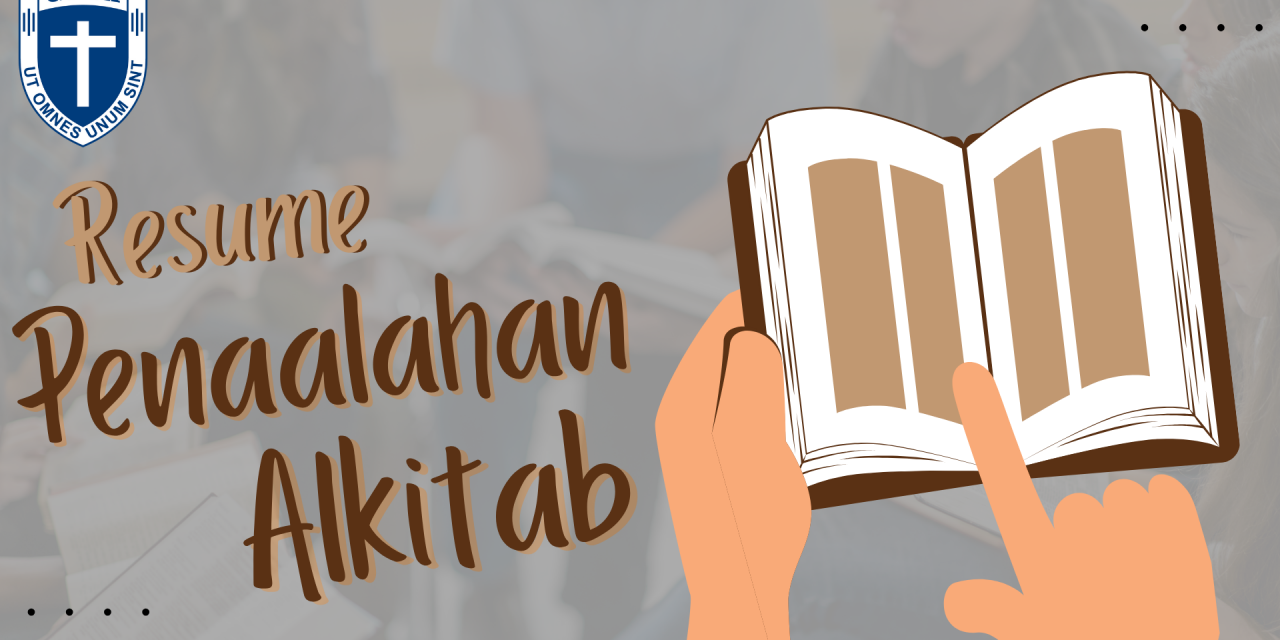 Resume Penelaahan Alkitab I